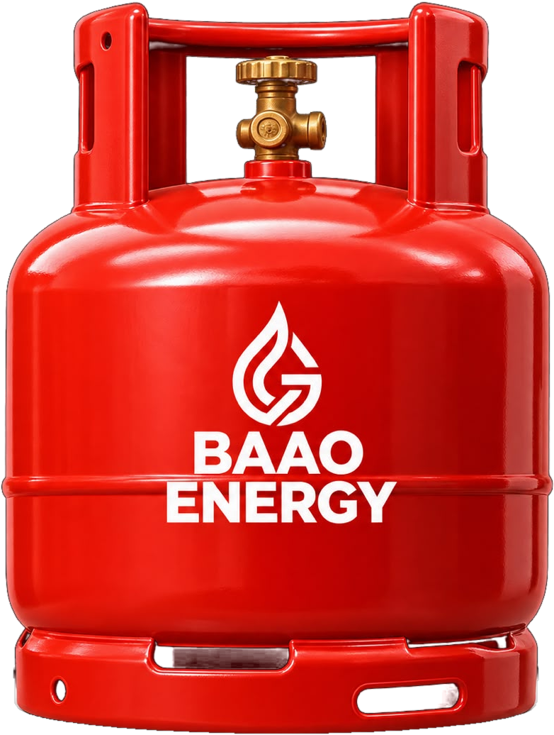 Bouteille de gaz BAAO ENERGY contrôlée et scellée